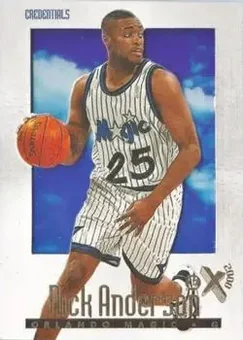 1996-97 E-X2000 - Credentials #49 - Nick Anderson - Orlando Magic