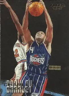 1996-97 Fleer #190 - Charles Barkley - Houston Rockets