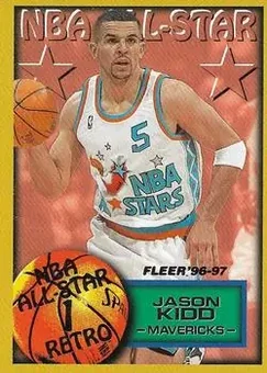1996-97 Fleer #298 - Jason Kidd - Dallas Mavericks