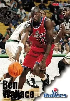 1996-97 Hoops #314 - Ben Wallace - Washington Bullets