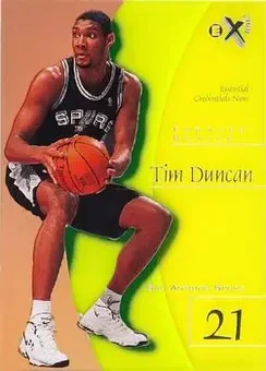 1997-98 E-X2001 - Essential Credentials Now #75 - Tim Duncan - San Antonio Spurs