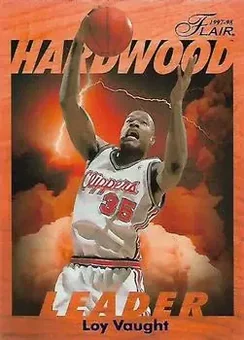 1997-98 Fleer - Flair Hardwood Leaders #12 - Loy Vaught - Los Angeles Clippers