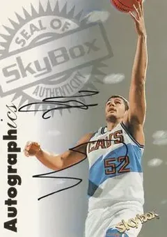 1997-98 SkyBox Premium - Autographics #NNO - Vitaly Potapenko - Cleveland Cavaliers