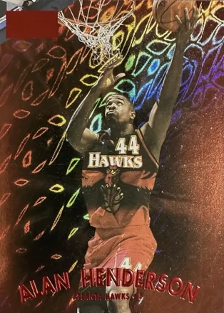 1997-98 SkyBox Premium - Star Rubies #136 - Alan Henderson - Atlanta Hawks