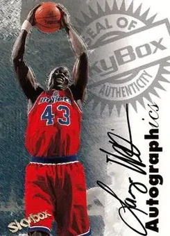 1997-98 SkyBox Premium - Autographics #NNO - Lorenzo Williams - Washington Wizards