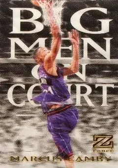 1997-98 SkyBox Z-Force - Big Men on Court #3 BMOC - Marcus Camby - Toronto Raptors