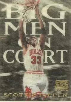 1997-98 SkyBox Z-Force - Big Men on Court #13 BMOC - Scottie Pippen - Chicago Bulls