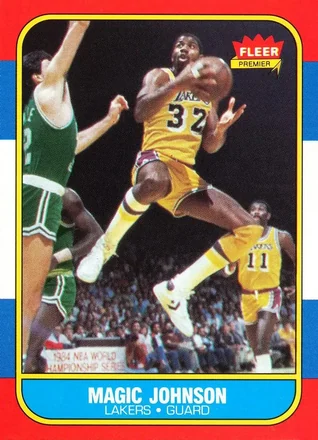 1986-87 Fleer #53 - Magic Johnson
