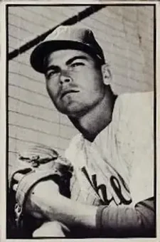 1953 Bowman Black & White #47 - Jack Lohrke - Philadelphia Phillies