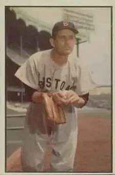 1953 Bowman Color #66 - Mel Parnell - Boston Red Sox