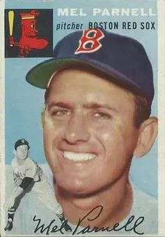 1954 Topps Canadian #40 - Mel Parnell - Boston Red Sox