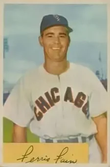1954 Bowman #214 - Ferris Fain - Chicago White Sox