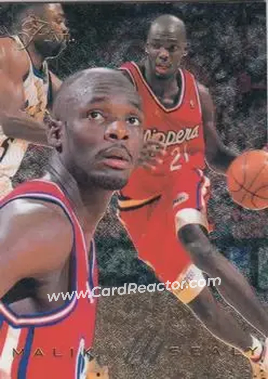 1995-96 Flair #62 - Malik Sealy - Los Angeles Clippers - Front