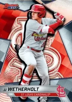 2025 Bowman's Best #TP-14 - JJ Wetherholt - St. Louis Cardinals