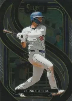 2025 Panini Select #108 - Ching-Hsien Ko - Los Angeles Dodgers