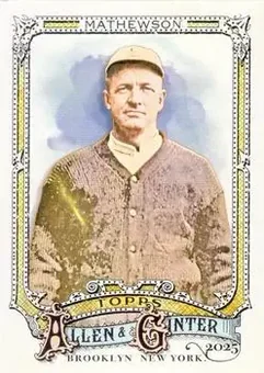 2025 Topps Allen & Ginter #7 - Christy Mathewson - New York Giants
