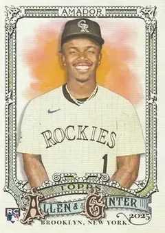 2025 Topps Allen & Ginter #102 - Adael Amador - Colorado Rockies