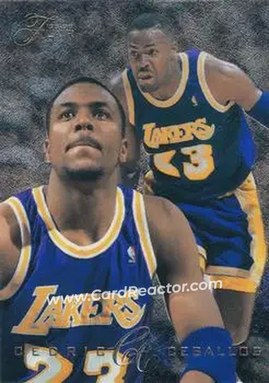1995-96 Flair #65 - Cedric Ceballos - Los Angeles Lakers - Front