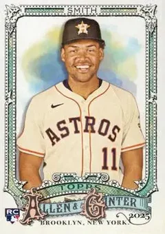2025 Topps Allen & Ginter #189 - Cam Smith - Houston Astros