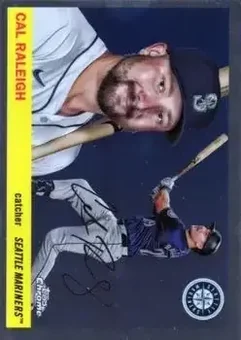 2025 Topps Chrome Platinum #160 - Cal Raleigh - Seattle Mariners