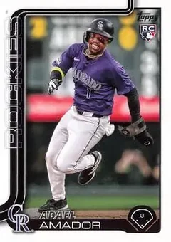 2025 Topps #191 - Adael Amador - Colorado Rockies