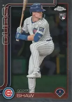 2025 Topps Chrome #219 - Matt Shaw - Chicago Cubs