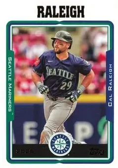 2025 Topps Archives #286 - Cal Raleigh - Seattle Mariners