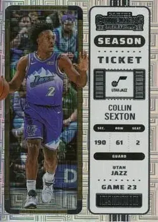 2022-23 Panini Contenders #33 - Collin Sexton - Utah Jazz