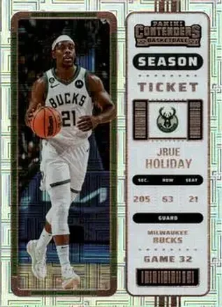 2022-23 Panini Contenders #49 - Jrue Holiday - Milwaukee Bucks