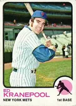 1973 Topps #329 - Ed Kranepool - New York Mets