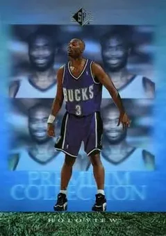 1995-96 SP - Premium Collection Holoview #19 - Shawn Respert - Milwaukee Bucks