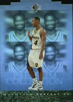1995-96 SP - Premium Collection Holoview Special F/X #15 - Travis Best - Indiana Pacers