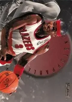 1995-96 SkyBox E-XL - Unstoppable #14 - Clifford Robinson - Portland Trail Blazers