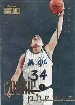 1996-97 SkyBox Premium - Rookie Prevue #R-7 - Brian Evans - Orlando Magic