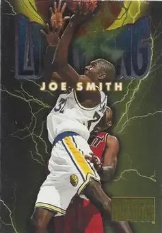 1996-97 SkyBox Premium - Thunder and Lightning #4 - Joe Smith - Golden State Warriors