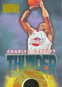 1996-97 SkyBox Premium - Thunder and Lightning #5 - Charles Barkley - Houston Rockets