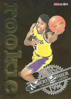 1996-97 Hoops - Rookies #9 - Derek Fisher - Los Angeles Lakers