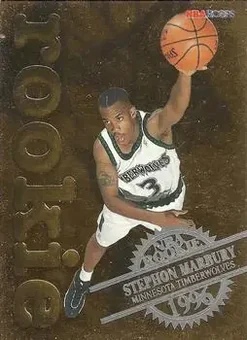 1996-97 Hoops - Rookies #17 - Stephon Marbury - Minnesota Timberwolves