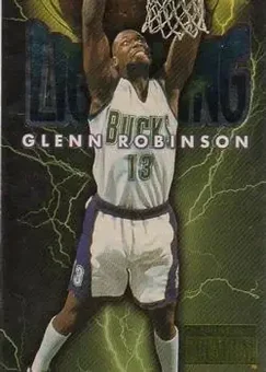 1996-97 SkyBox Premium - Thunder and Lightning #6 - Glenn Robinson - Milwaukee Bucks