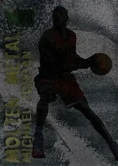 1996-97 Metal #18 Molten Metal Michael Jordan 1996-97 Metal #18 Molten Metal Michael Jordan
