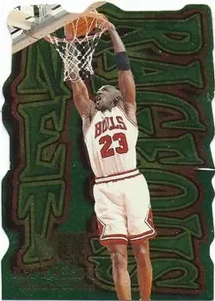 1996-97 Metal #5 Net-Rageous Michael Jordan