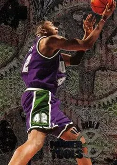 1996-97 Metal - Power Tools #1 - Vin Baker - Milwaukee Bucks