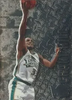 1996-97 Metal - Precious Metal #168 - Grant Hill - Detroit Pistons