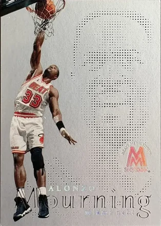 1998-99 SkyBox Molten Metal - Titanium Fusion #3F - Alonzo Mourning - Miami Heat