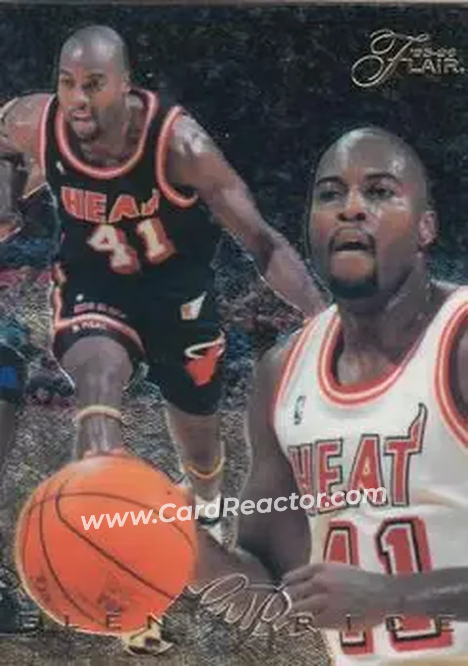 1995-96 Flair #72 - Glen Rice - Miami Heat - Front