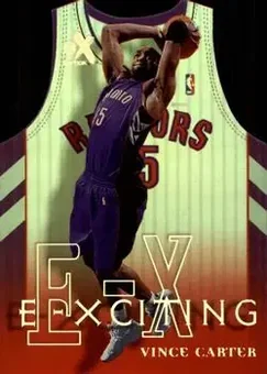 1999-00 E-X - E-Xciting #2XCT - Vince Carter - Toronto Raptors