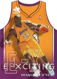 1999-00 E-X - E-Xciting #5XCT - Shaquille O'Neal - Los Angeles Lakers