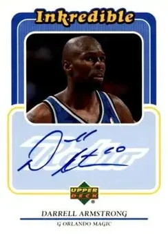 1999-00 Upper Deck Retro - Inkredible #DA - Darrell Armstrong - Orlando Magic