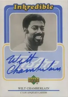 1999-00 Upper Deck Retro - Inkredible #WC - Wilt Chamberlain - Los Angeles Lakers