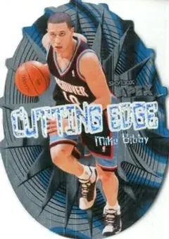 1999-00 SkyBox Apex - Cutting Edge #10 CE - Mike Bibby - Vancouver Grizzlies